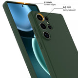 Samsung Galaxy S25 Ultra Cover med Rem Silikone MagSafe Mørkegrøn