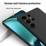 Samsung Galaxy S25 Ultra Cover med Rem Silikone Sort