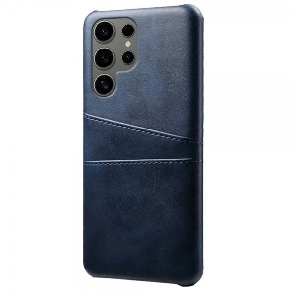 Samsung Galaxy S25 Ultra Cover med to Kortlommer Blå