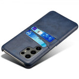 Samsung Galaxy S25 Ultra Cover med to Kortlommer Blå