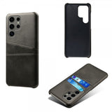 Samsung Galaxy S25 Ultra Cover med to Kortlommer Sort