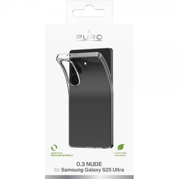 Puro Samsung Galaxy S25 Ultra Cover Nude Transparent