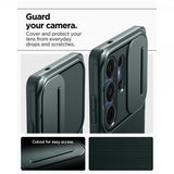 Spigen Samsung Galaxy S25 Ultra Cover Optik Armor Abyss Green