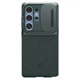 Spigen Samsung Galaxy S25 Ultra Cover Optik Armor Abyss Green