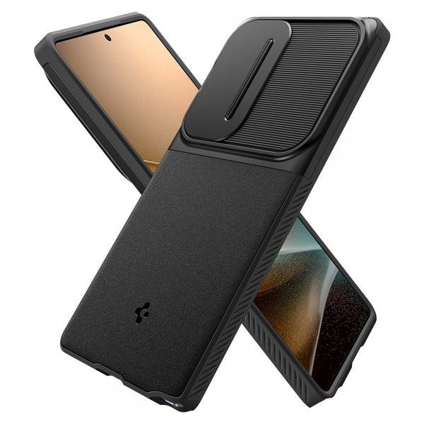 Spigen Samsung Galaxy S25 Ultra Cover Optik Armor Sort