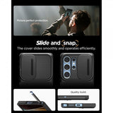 Spigen Samsung Galaxy S25 Ultra Cover Optik Armor Sort