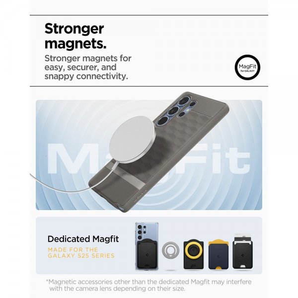 Spigen Samsung Galaxy S25 Ultra Cover Parallax MagFit Ash Gray