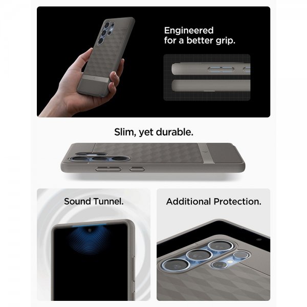 Spigen Samsung Galaxy S25 Ultra Cover Parallax MagFit Ash Gray