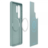Spigen Samsung Galaxy S25 Ultra Cover Parallax MagFit Sage Green