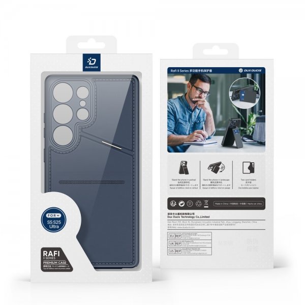 Dux Ducis Samsung Galaxy S25 Ultra Cover Rafi II Series MagSafe Blå