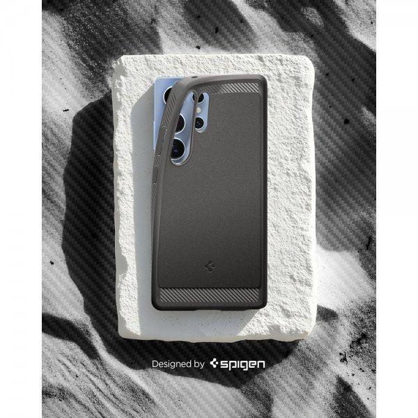 Spigen Samsung Galaxy S25 Ultra Cover Rugged Armor MagFit Marble Gray