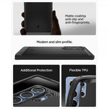 Spigen Samsung Galaxy S25 Ultra Cover Rugged Armor MagFit Mat Sort