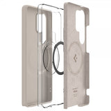 Spigen Samsung Galaxy S25 Ultra Cover Silicone Fit MagFit Natural Titanium