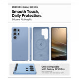Spigen Samsung Galaxy S25 Ultra Cover Silicone Fit MagFit Sapphire Blue
