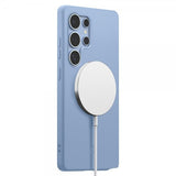 Spigen Samsung Galaxy S25 Ultra Cover Silicone Fit MagFit Sapphire Blue