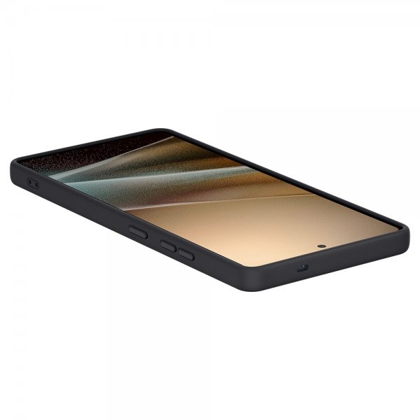 Spigen Samsung Galaxy S25 Ultra Cover Silicone Fit MagFit Sort