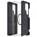 Spigen Samsung Galaxy S25 Ultra Cover Silicone Fit MagFit Sort