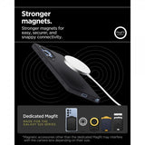 Spigen Samsung Galaxy S25 Ultra Cover Silicone Fit MagFit Sort