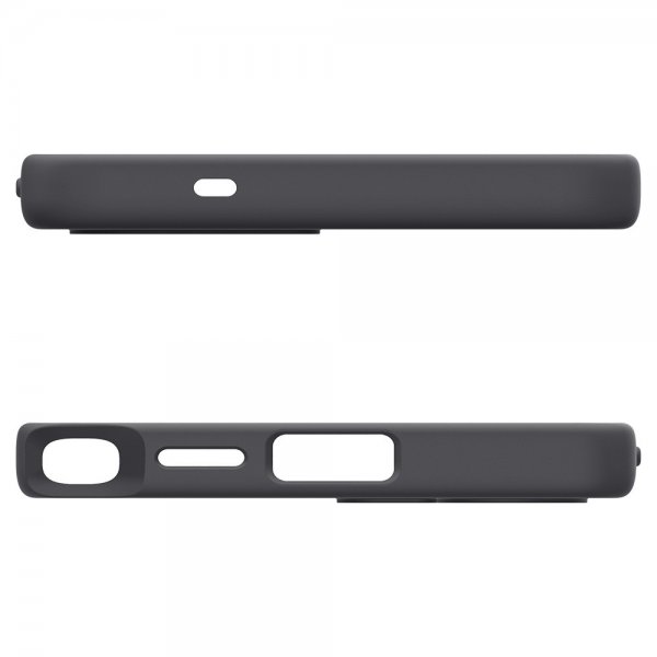 Spigen Samsung Galaxy S25 Ultra Cover Silicone Fit MagFit Sort