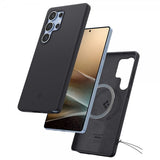 Spigen Samsung Galaxy S25 Ultra Cover Silicone Fit MagFit Sort