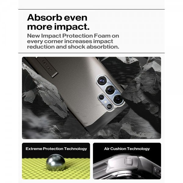 Spigen Samsung Galaxy S25 Ultra Cover Tough Armor MagFit Gunmetal