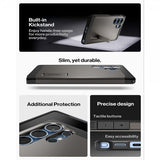 Spigen Samsung Galaxy S25 Ultra Cover Tough Armor MagFit Gunmetal
