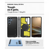 Spigen Samsung Galaxy S25 Ultra Cover Tough Armor MagFit Sort
