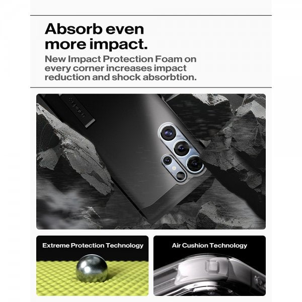 Spigen Samsung Galaxy S25 Ultra Cover Tough Armor MagFit Sort