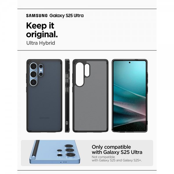 Spigen Samsung Galaxy S25 Ultra Cover Ultra Hybrid Frost Black