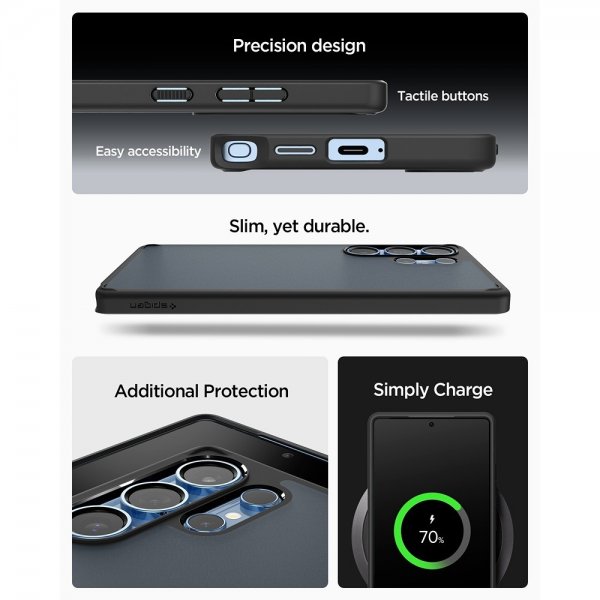 Spigen Samsung Galaxy S25 Ultra Cover Ultra Hybrid Frost Black