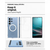 Spigen Samsung Galaxy S25 Ultra Cover Ultra Hybrid MagFit Clear White