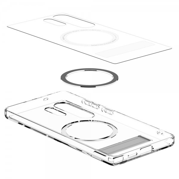 Spigen Samsung Galaxy S25 Ultra Cover Ultra Hybrid S MagFit Clear White