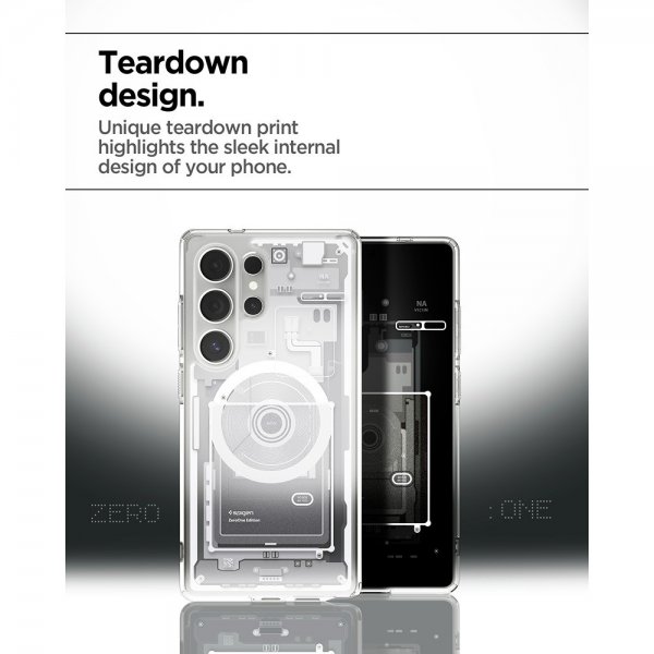 Spigen Samsung Galaxy S25 Ultra Cover Ultra Hybrid Zero One MagFit Hvid