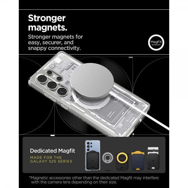 Spigen Samsung Galaxy S25 Ultra Cover Ultra Hybrid Zero One MagFit Hvid