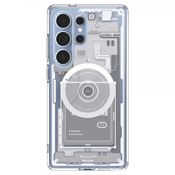 Spigen Samsung Galaxy S25 Ultra Cover Ultra Hybrid Zero One MagFit Hvid