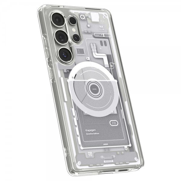 Spigen Samsung Galaxy S25 Ultra Cover Ultra Hybrid Zero One MagFit Hvid
