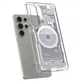 Spigen Samsung Galaxy S25 Ultra Cover Ultra Hybrid Zero One MagFit Hvid
