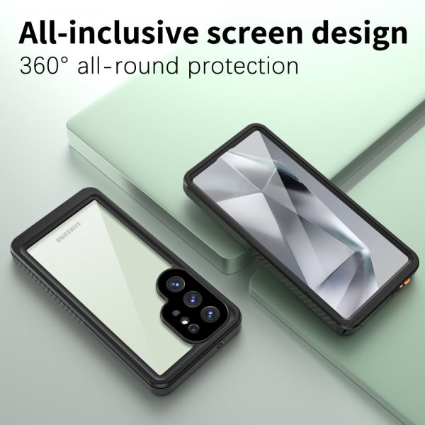 Redpepper Samsung Galaxy S25 Ultra Cover Vandtæt IP68 Sort