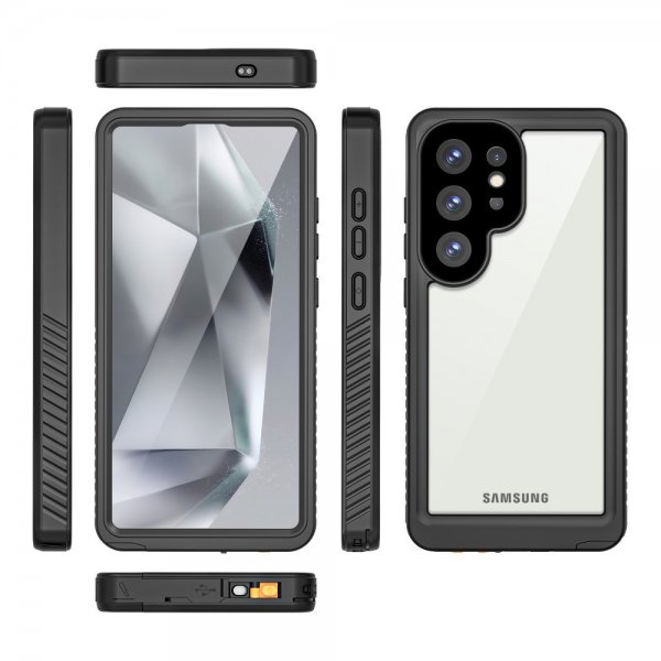 Redpepper Samsung Galaxy S25 Ultra Cover Vandtæt IP68 Sort