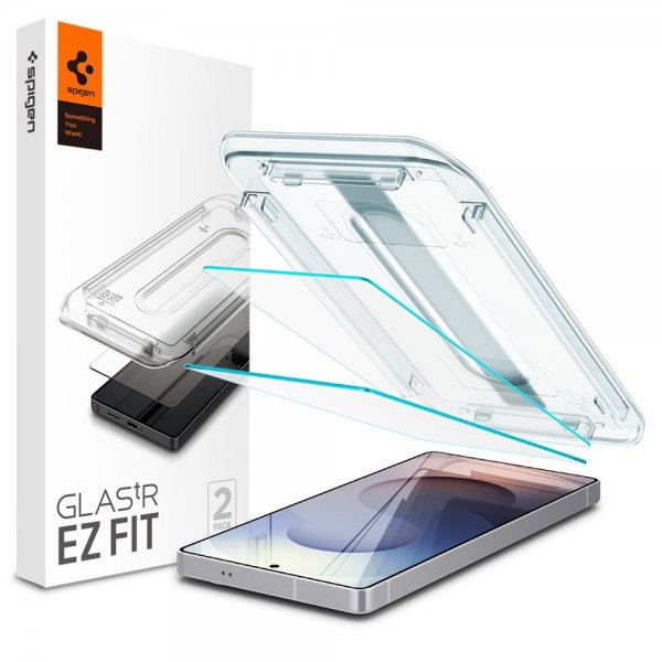 Spigen Samsung Galaxy S25 Ultra Skærmbeskyttelse GLAS.tR EZ Fit 2-pak