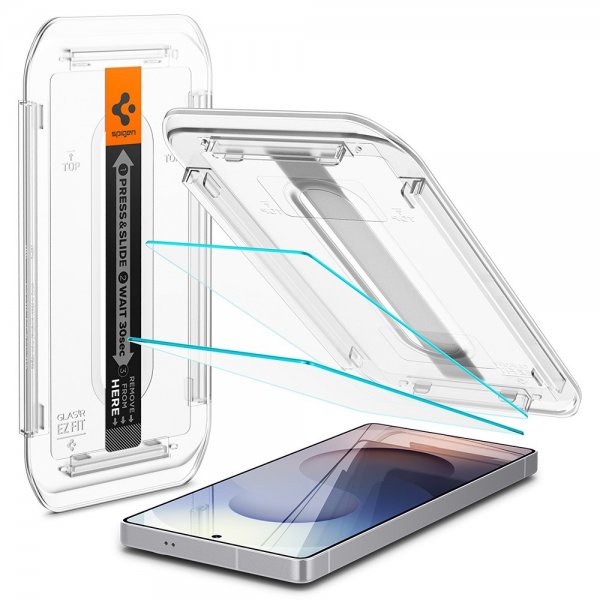 Spigen Samsung Galaxy S25 Ultra Skærmbeskyttelse GLAS.tR EZ Fit 2-pak