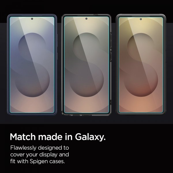 Spigen Samsung Galaxy S25 Ultra Skærmbeskyttelse GLAS.tR EZ Fit Privacy 2-pak