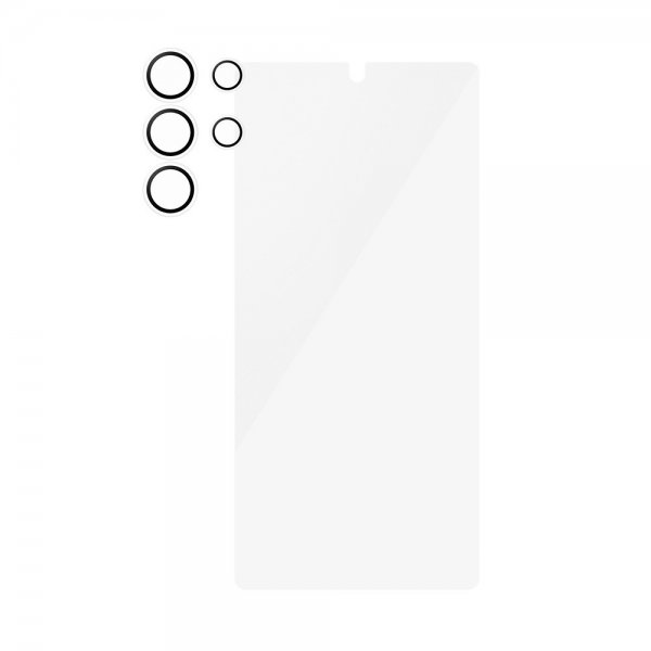 PanzerGlass Samsung Galaxy S25 Ultra Skærmbeskytter og Kamerabeskyttelse 2-i-1 Pakke