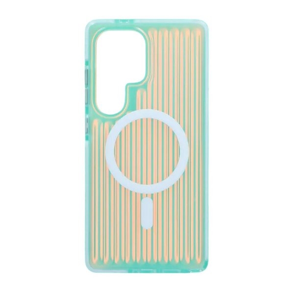 Samsung Galaxy S25 Ultra Cover MagSafe Reflekterende Rød