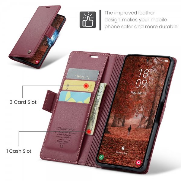 CaseMe Samsung Galaxy S26 Etui 023-serien Rød