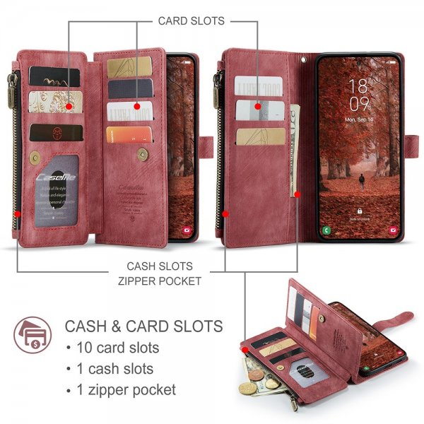 CaseMe Samsung Galaxy S26 Etui C30 Series Rød