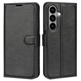 Samsung Galaxy S26 Etui Litchi Sort