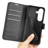 Samsung Galaxy S26 Etui Litchi Sort