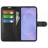 Samsung Galaxy S26 Etui Litchi Sort