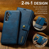 Dg.Ming Samsung Galaxy S26 Etui med Aftageligt Cover Blå